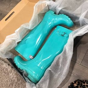Mint Hunter Boots
